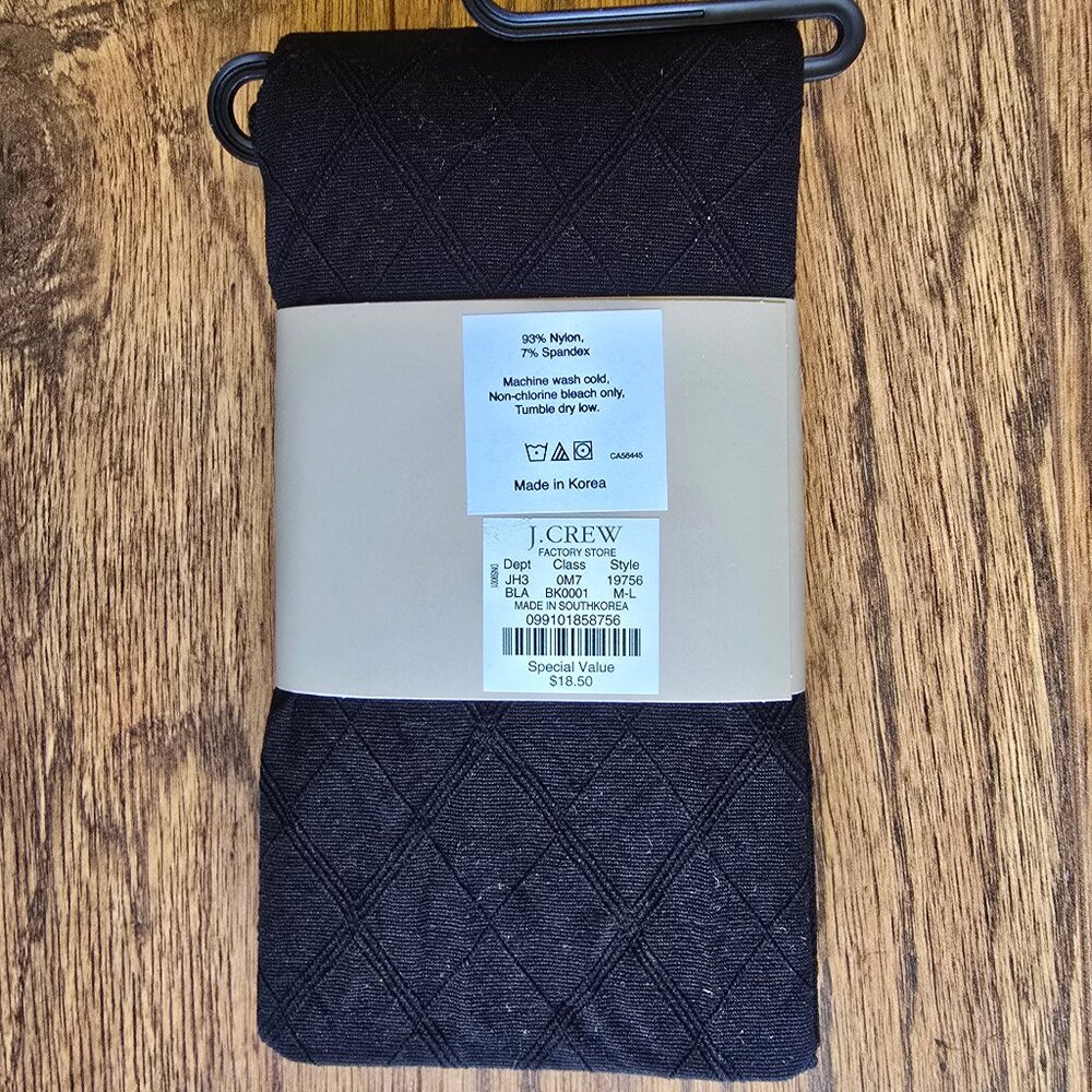 3/$12 J Crew Factory Women's Tights NWT - Size M/L - Picture 5 of 7